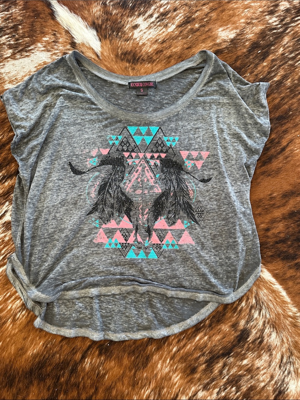 Rock n roll cowgirl top
